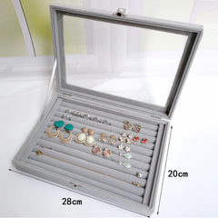 Velvet Jewelry Compartment Organizer