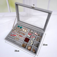 Velvet Jewelry Compartment Organizer