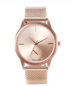 Silver or Rose Gold Glamour Watch