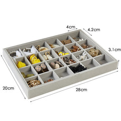 Velvet Jewelry Compartment Organizer