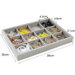 Velvet Jewelry Compartment Organizer