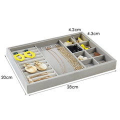 Velvet Jewelry Compartment Organizer