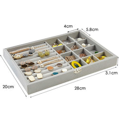 Velvet Jewelry Compartment Organizer