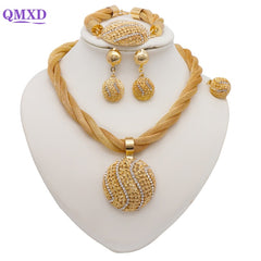 Fine Gold Jeweled Necklace